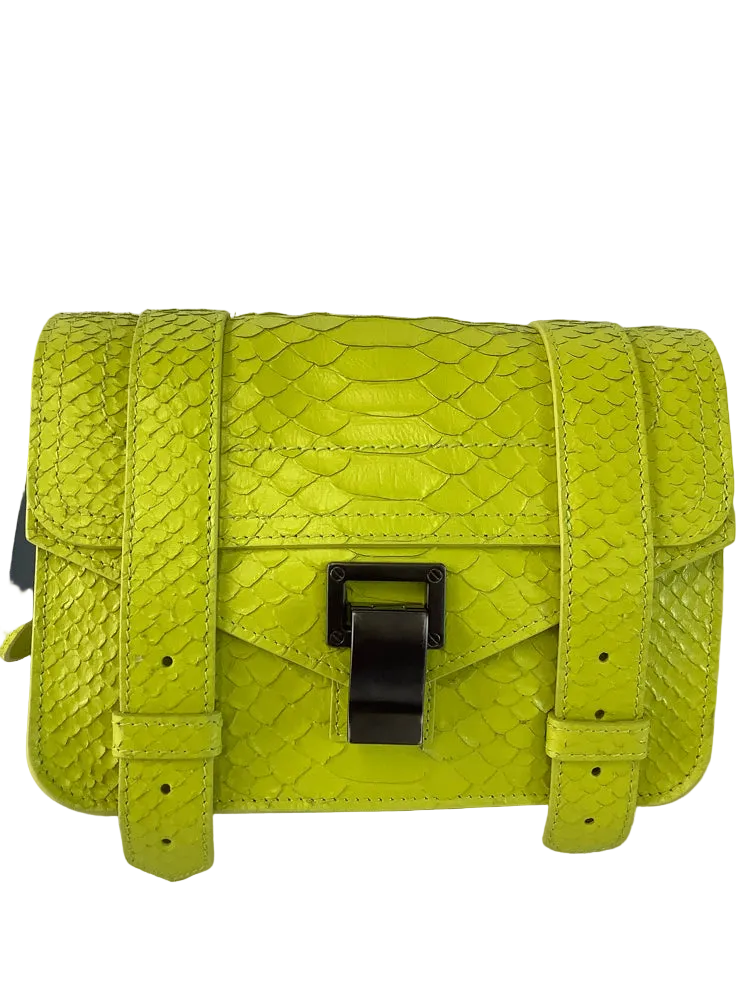 Proenza Schouler Neon Yellow PS1 Handbags