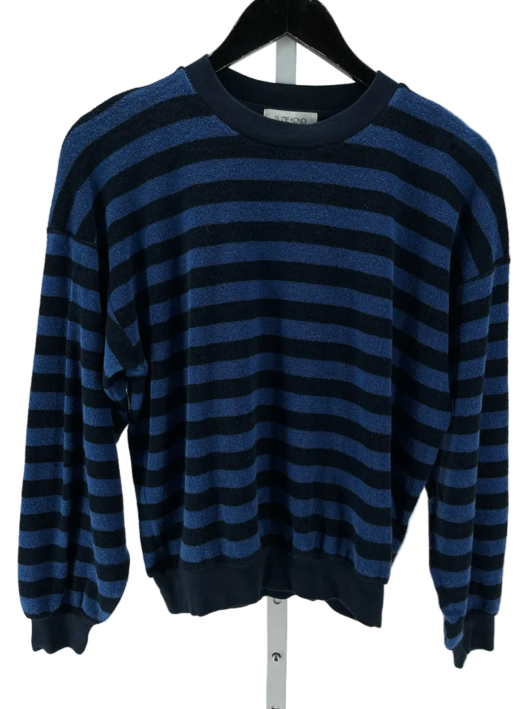 Suzie Kondi Size XS Navy & Blue Shirt