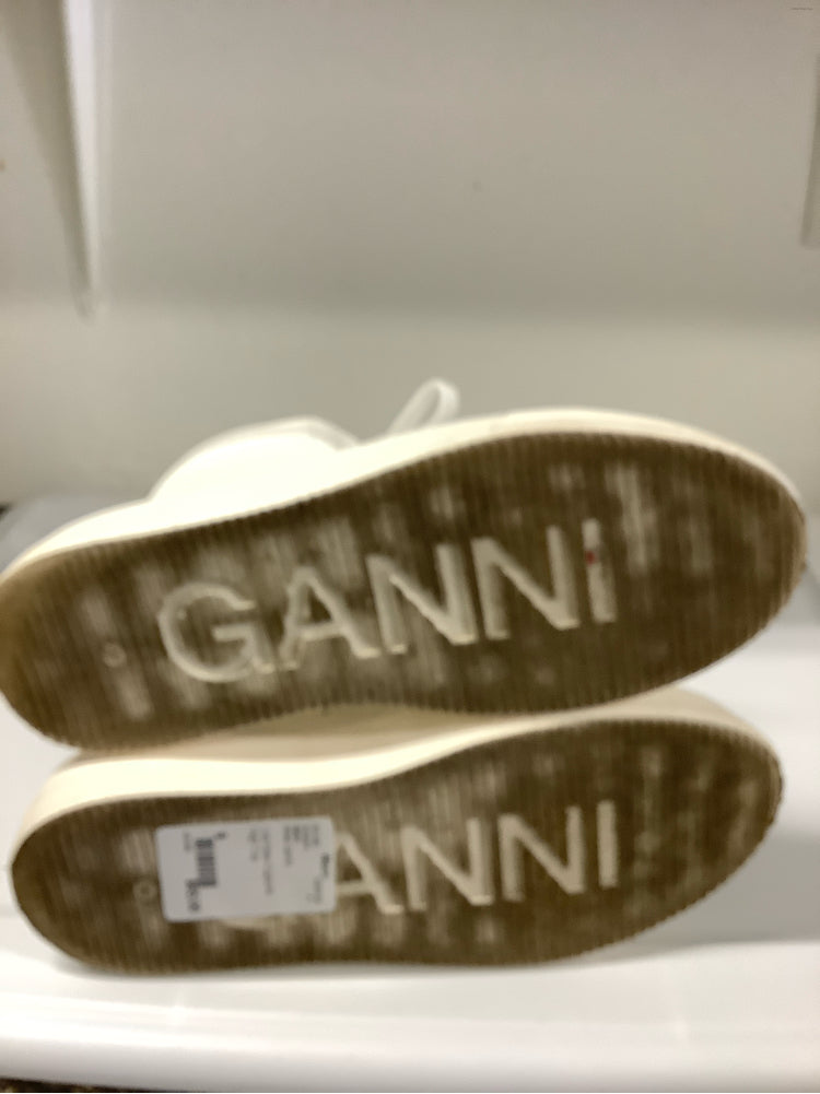 Ganni Shoe Size 9 White Sporty Sneakers
