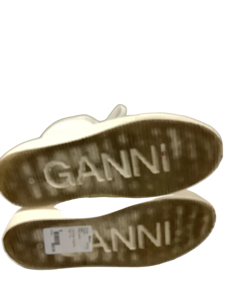 Ganni Shoe Size 9 White Sporty Sneakers