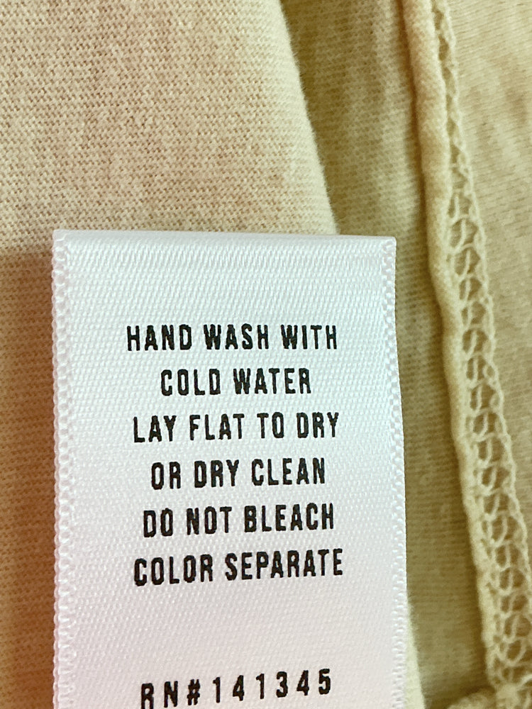 LETLUV Size XS Cream & Red Shirt