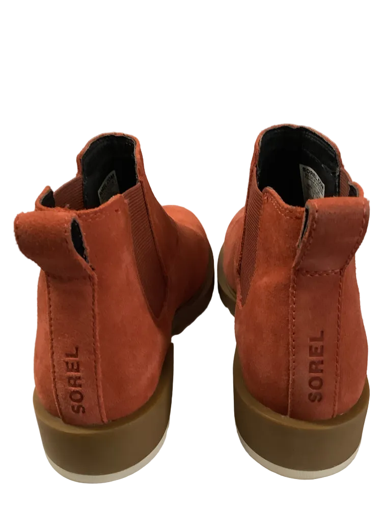 Sorel Shoe Size 7 Orange Emelie II Booties