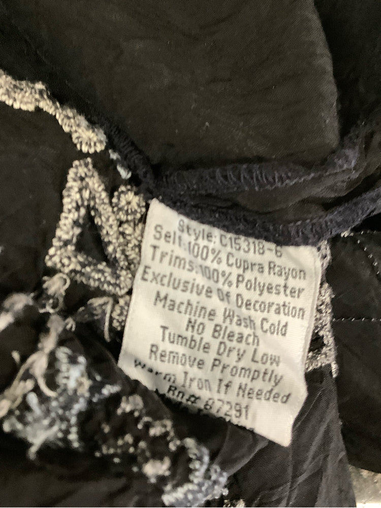 Johnny Was Size S Black multi Shirt