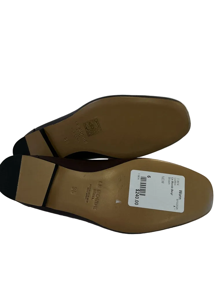 Le Monde Beryl Shoe Size 6 Brown Loafers