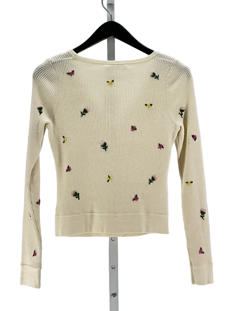 Favorite Daughter Size XS Cream multi Shirt