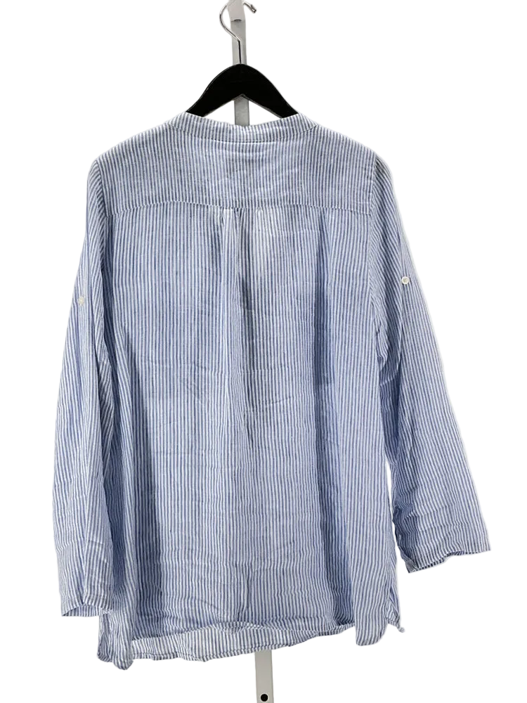 Hiho Size XS Blue & White Shirt