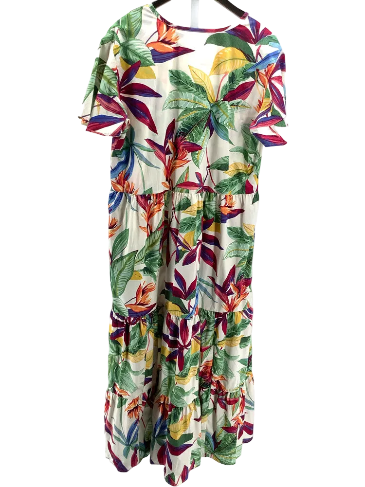 Chico's Size 20 Green multi Dress