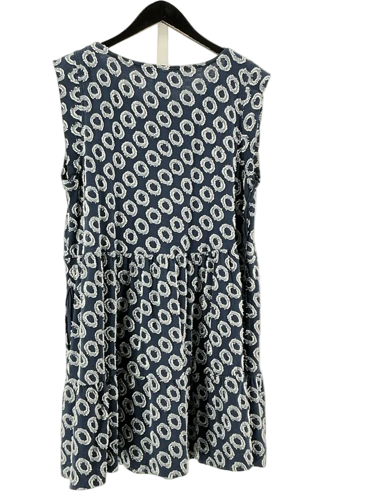 Maeve Size L Navy & white Dress