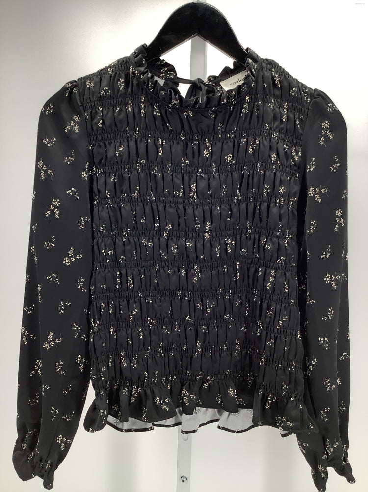 Soaked Size XS Black & Tan SLAnna Shirt