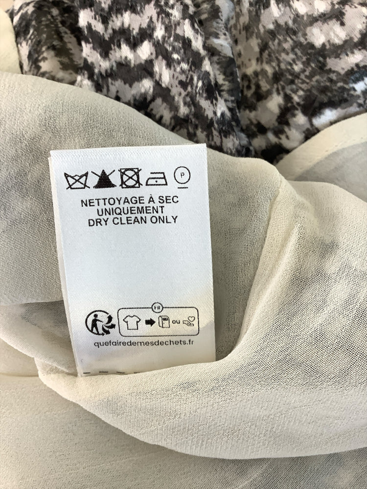 Isabel Marant Size 4 Black & White Dress