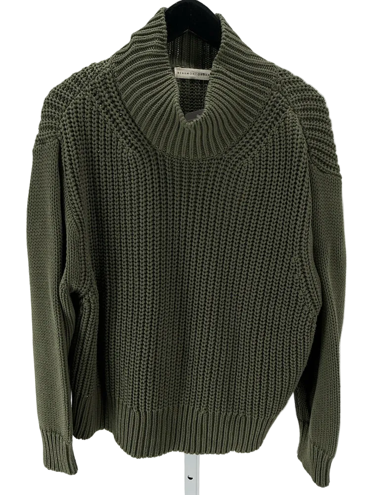 Beaumont Organic Size M Green Sweater
