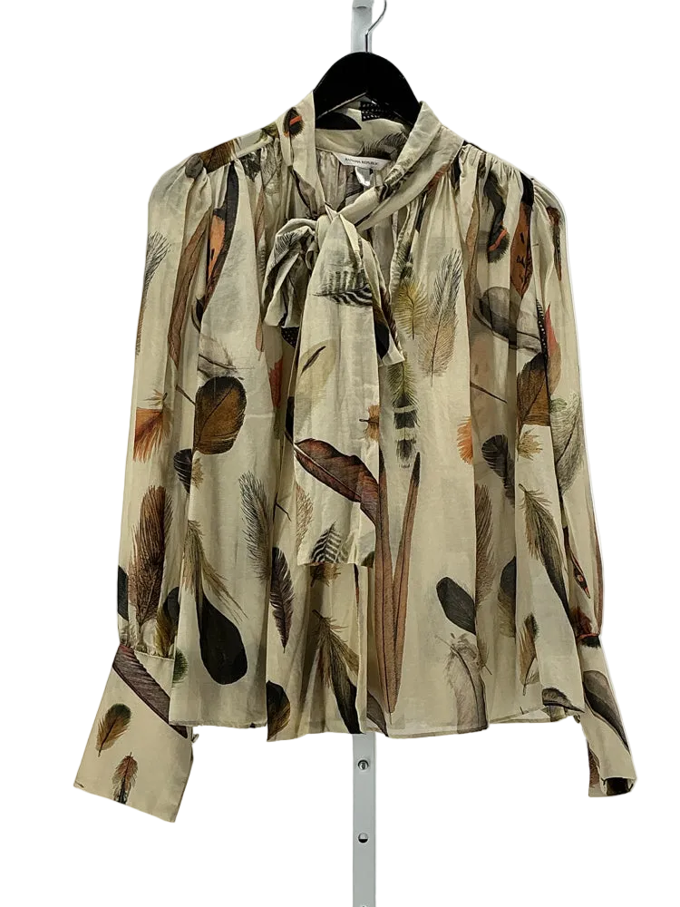 Banana Republic Size L Tan Multi Shirt