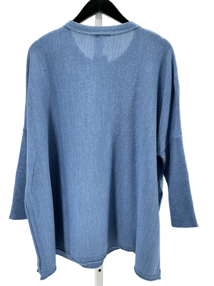 Mer Sea Size One Size Blue Sweater