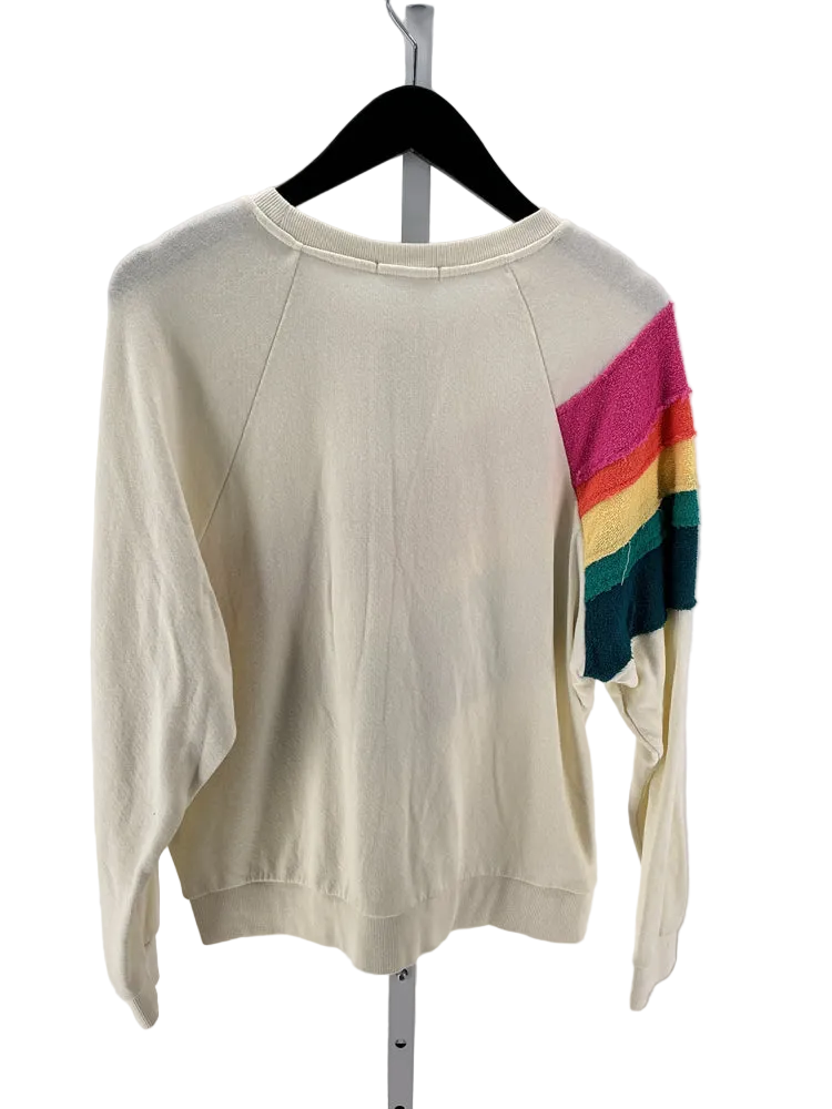 Marine Layer Size L White multi Sweatshirt