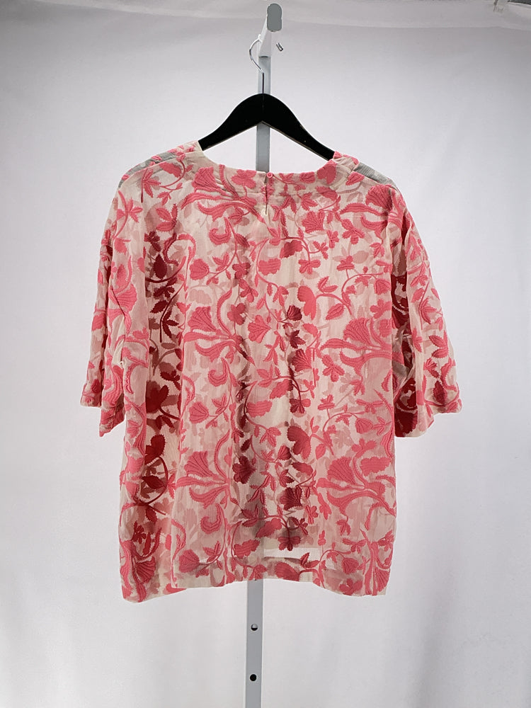 Masai Size M Pink & Tan MaDegana Shirt