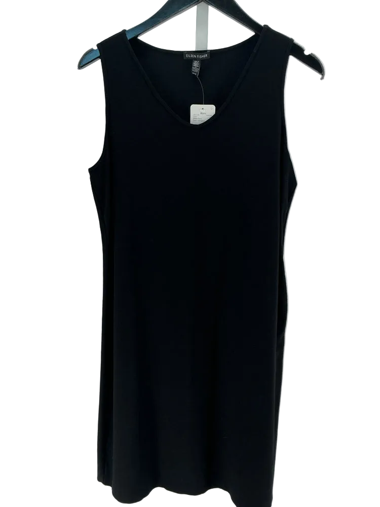 Eileen Fisher Size M Black Dress