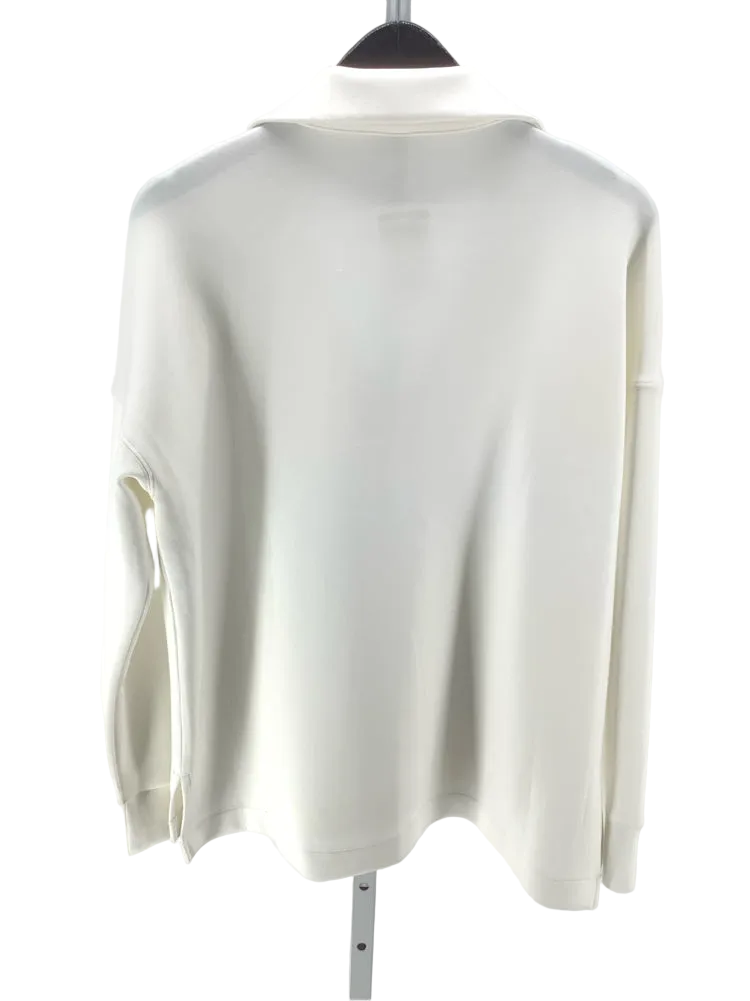 Spanx Size XL White Sweatshirt