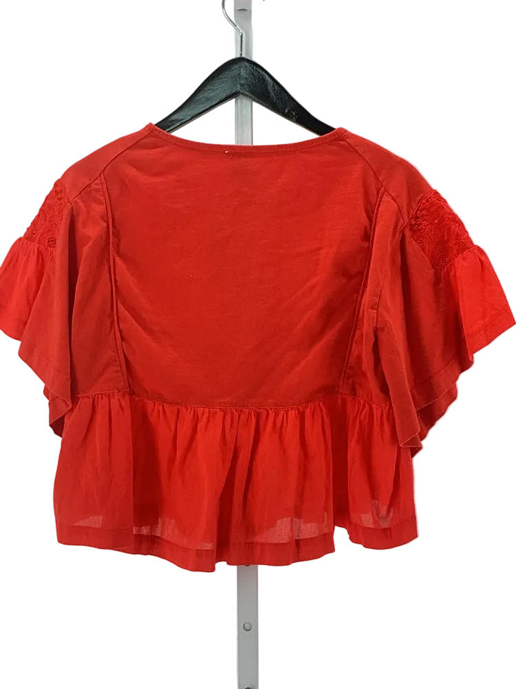 Maeve Size S Red Shirt