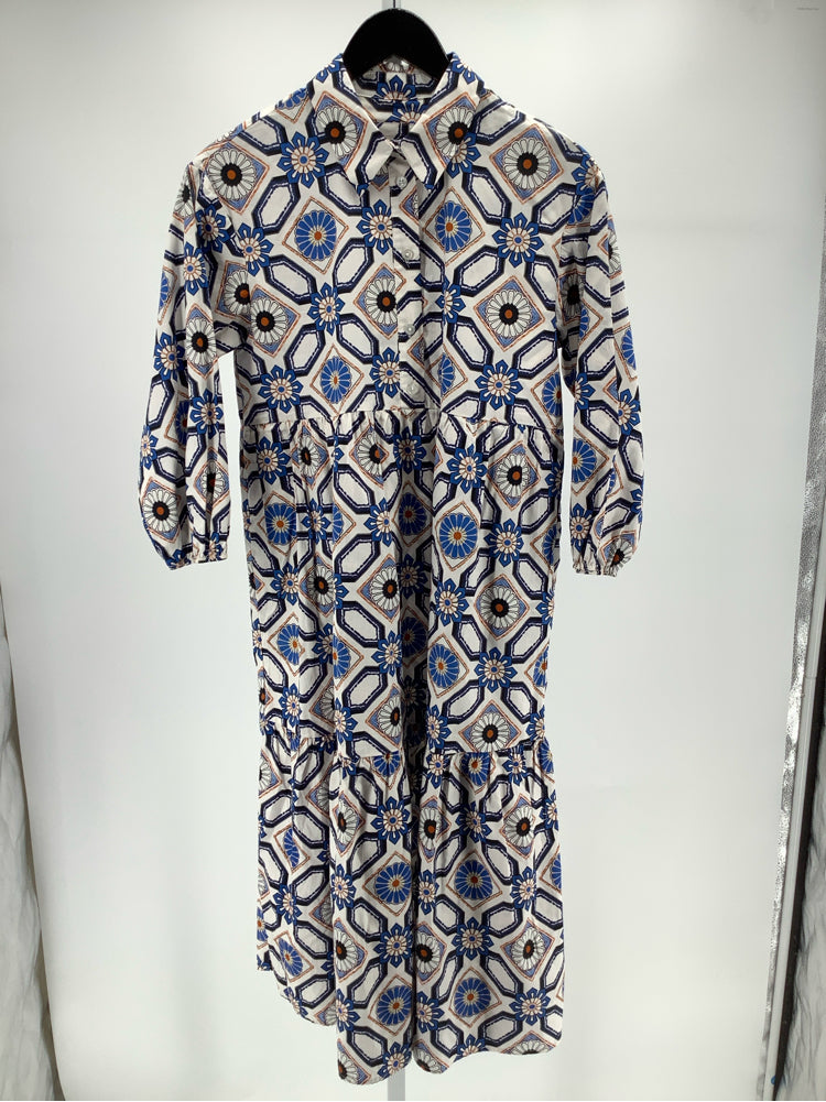 Maeve Size XS Blue Multi Bettina Dress