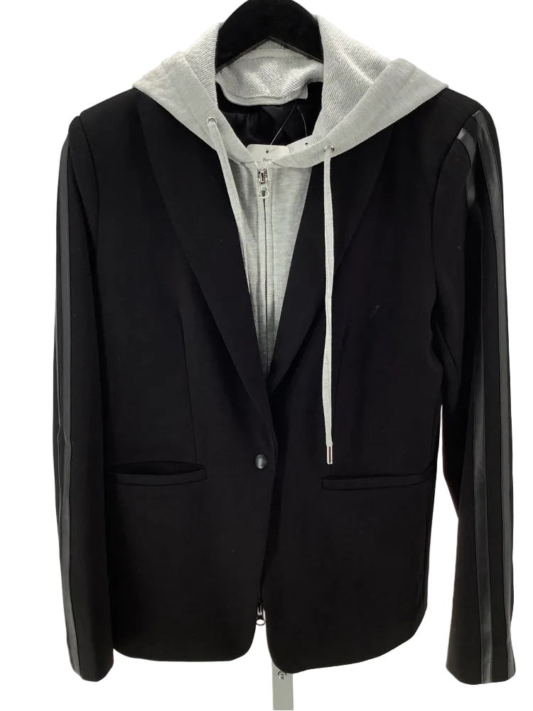 Evereve Size S Black & Gray Jacket