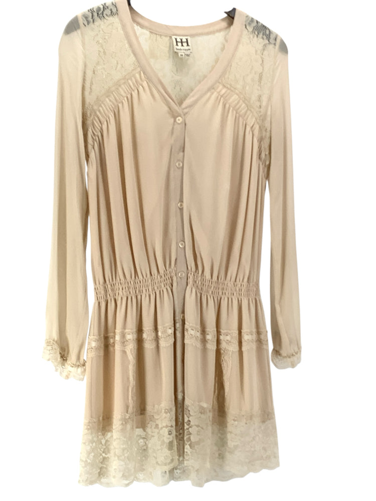 haute hippie Size XS Tan Dress