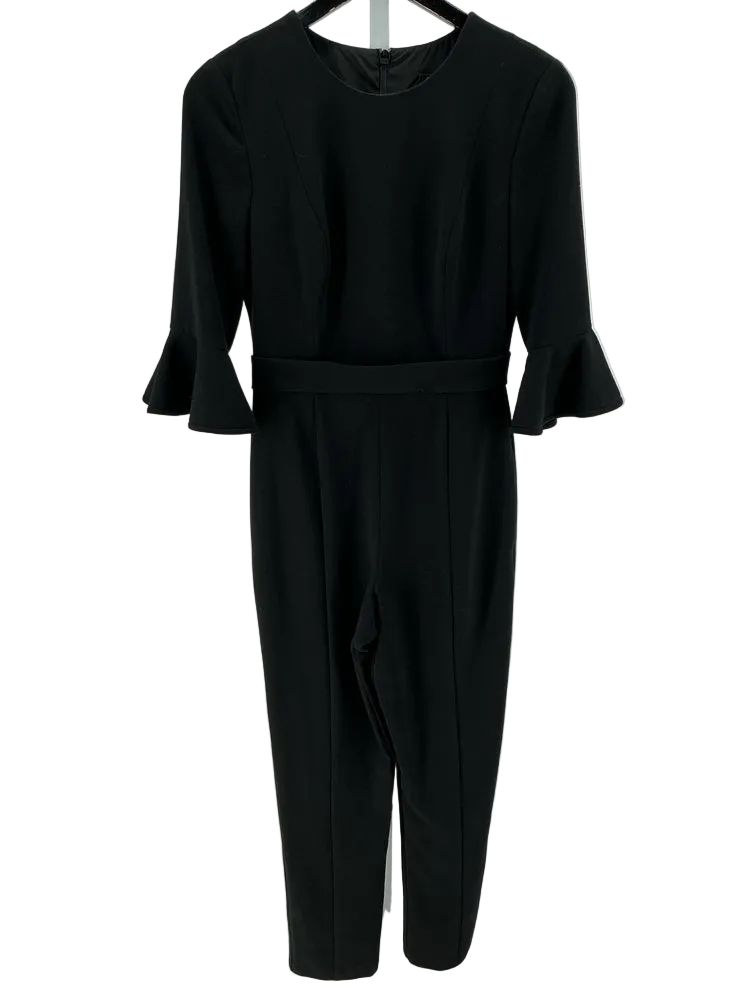 Black Halo Size 4 Black Brooklyn Jumpsuit