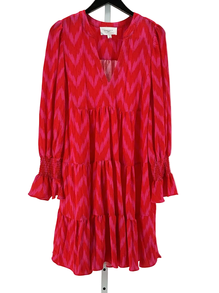 Pomander Place Size L Red & Pink Dress