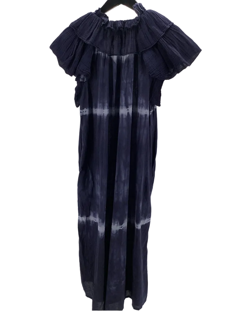 Raquel Allegra Size L Navy & Blue Dress