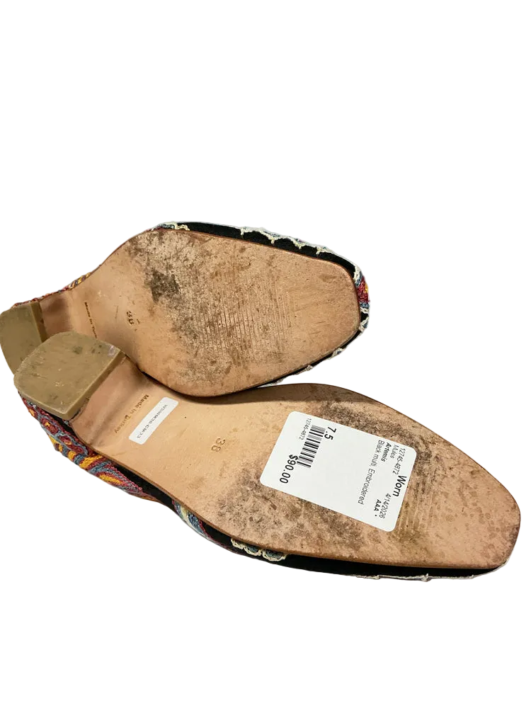 Artemis Shoe Size 7.5 Black multi Mules