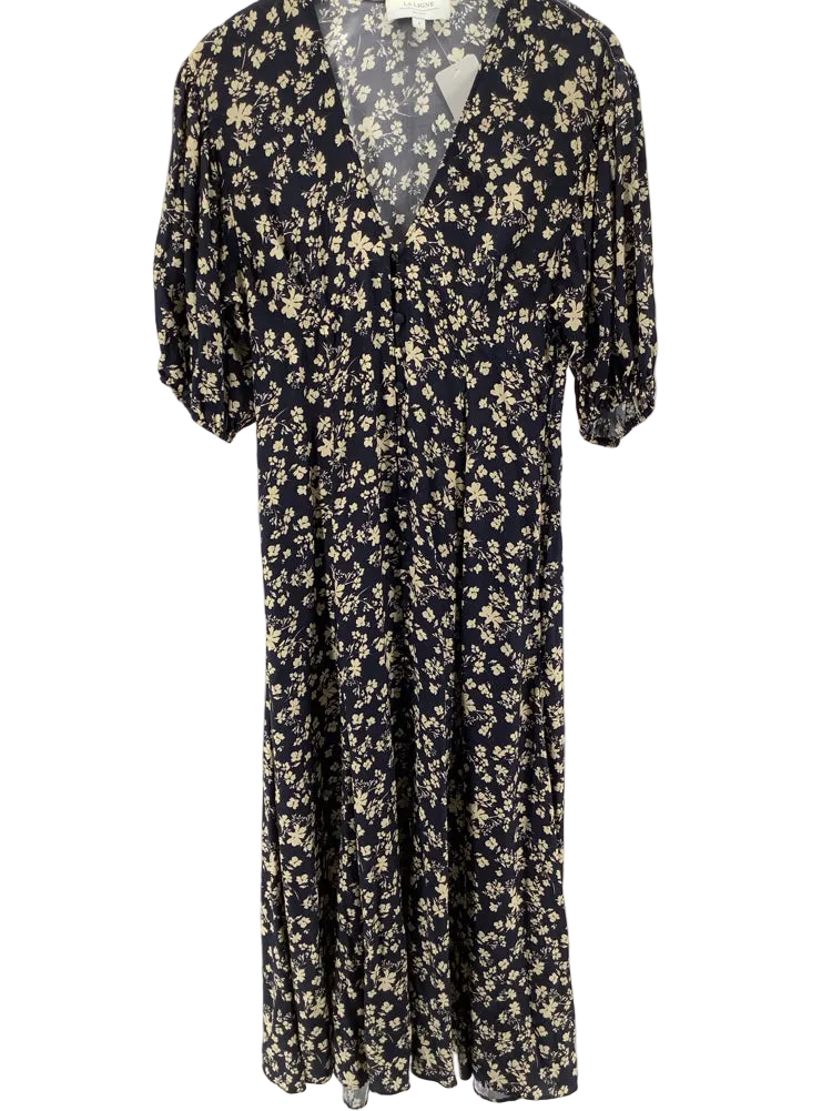 La Ligne Size 6 Navy & Tan Dress