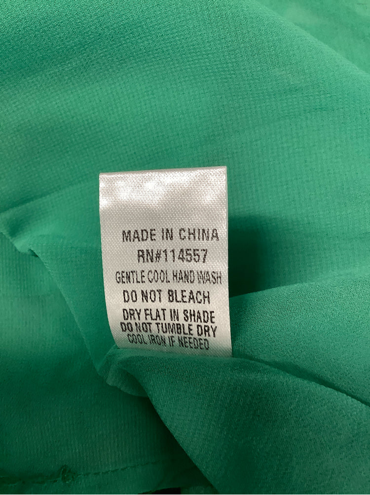 THML Size S Green & White Dress
