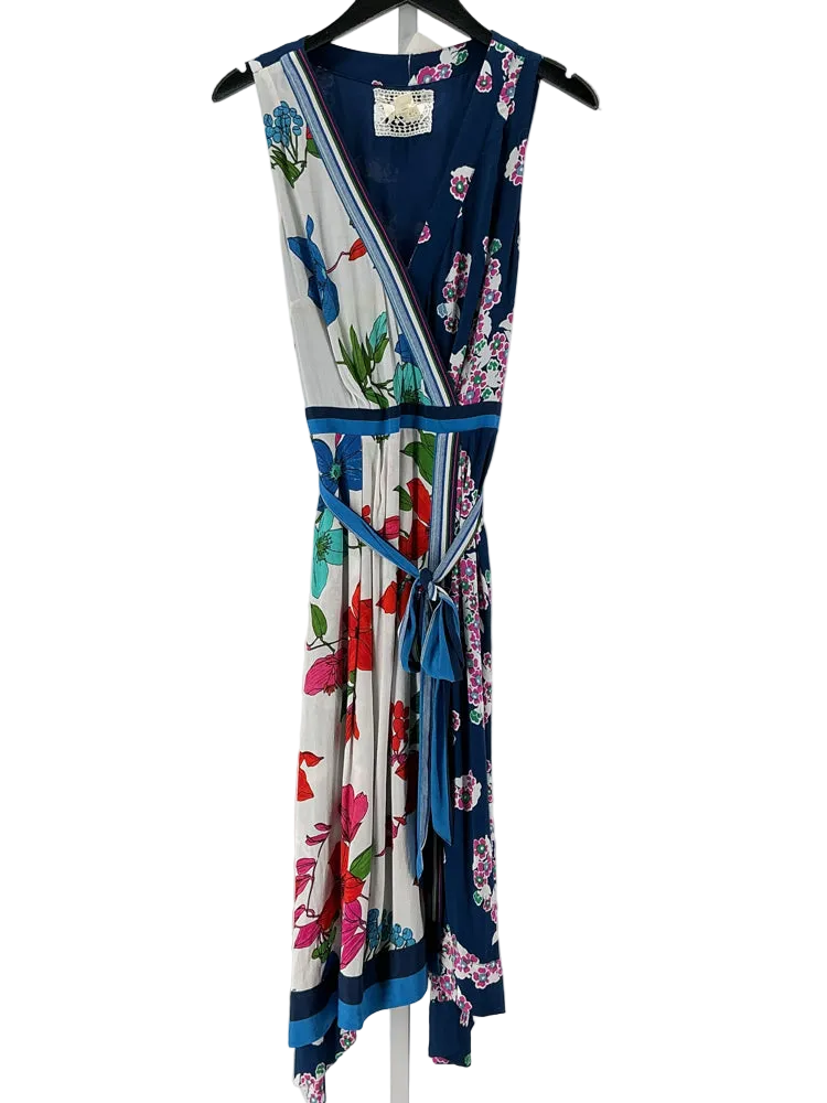 Maeve Size 8 Blue Multi BOTANICA Dress