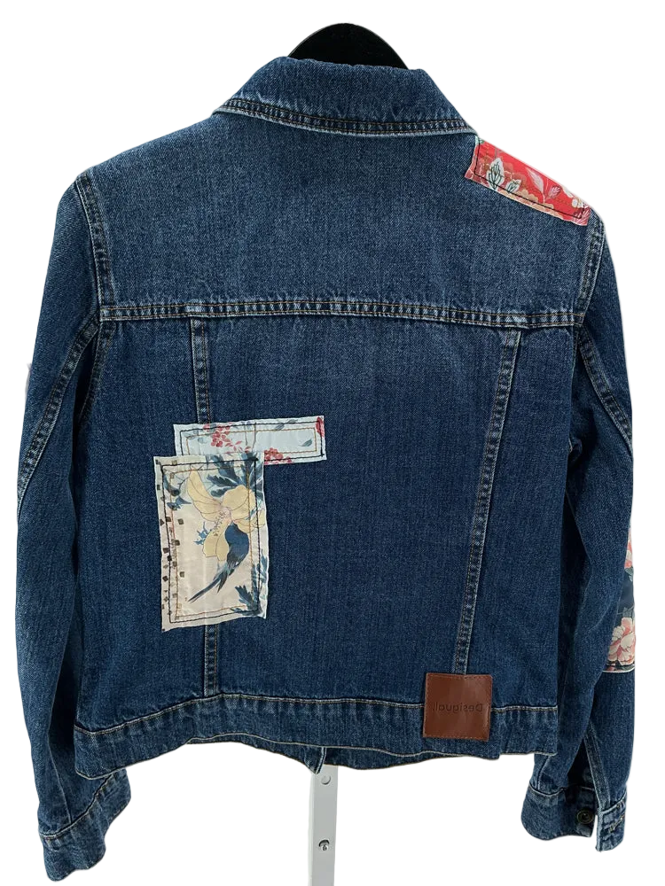 Desigual Size M Denim Multi Jacket