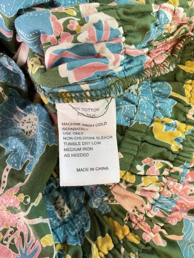 Trovata Size S Green multi Shirt