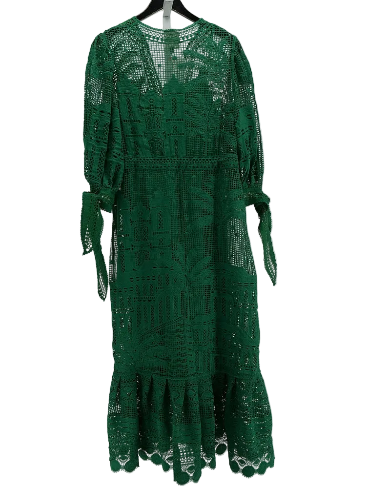 Farm Rio Size S Green Dress