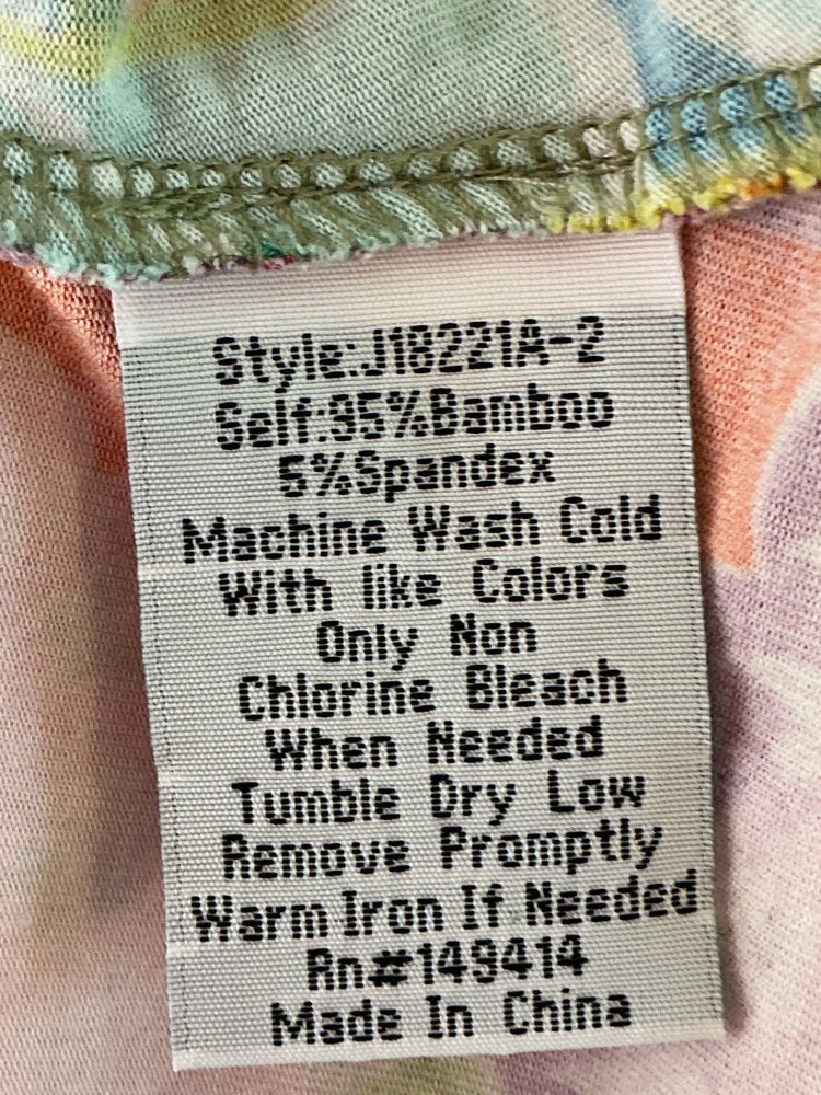 Johnny Was Size S Tan Multi Shirt