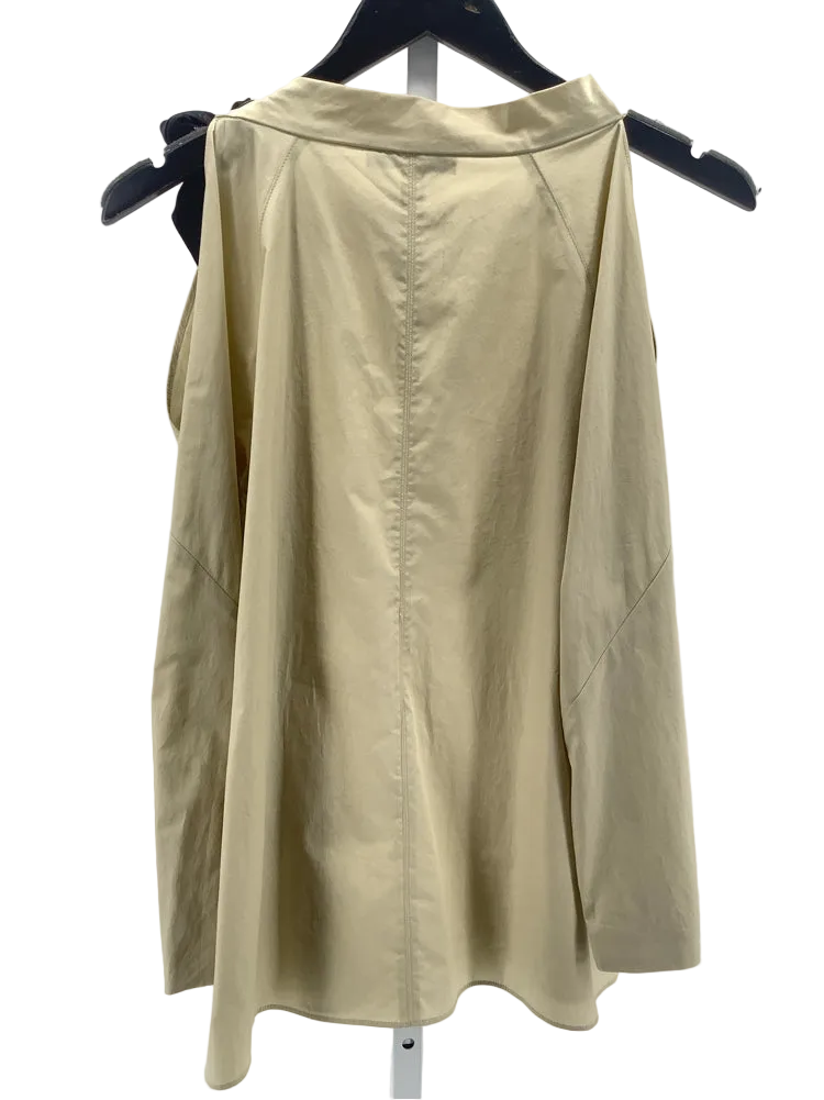 Dorothee Schumacher Size 6 Tan & Black Shirt