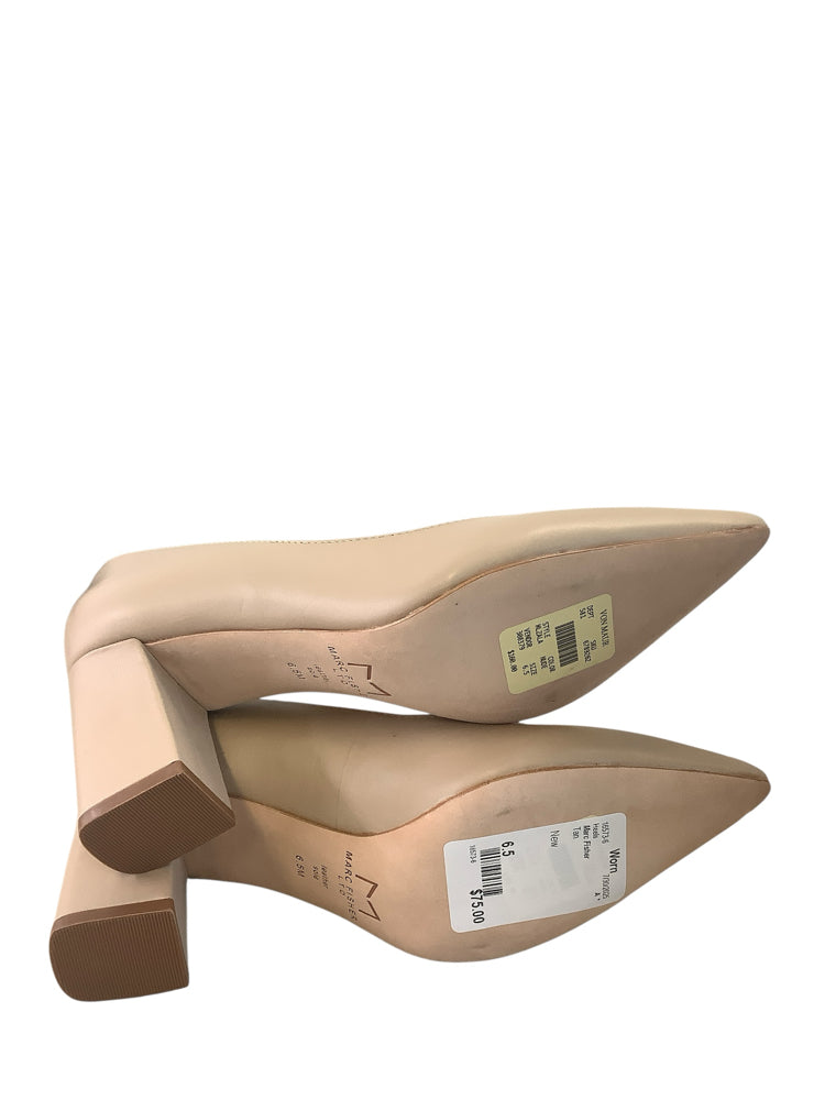 Marc Fisher Shoe Size 6.5 Tan Heels