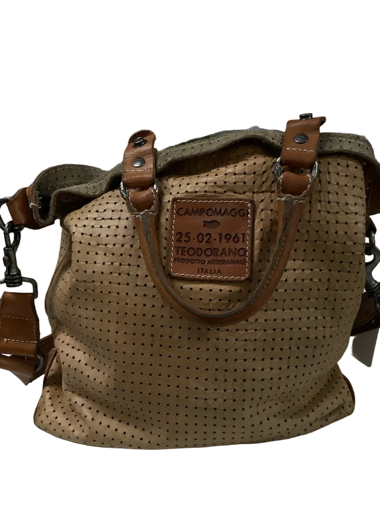 campomaggi Tan & Brown Handbags