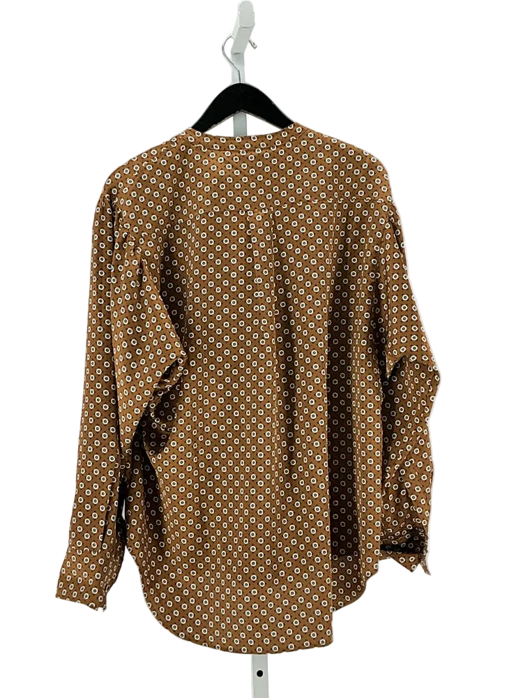Sanctuary Size L Brown Multi Shirt