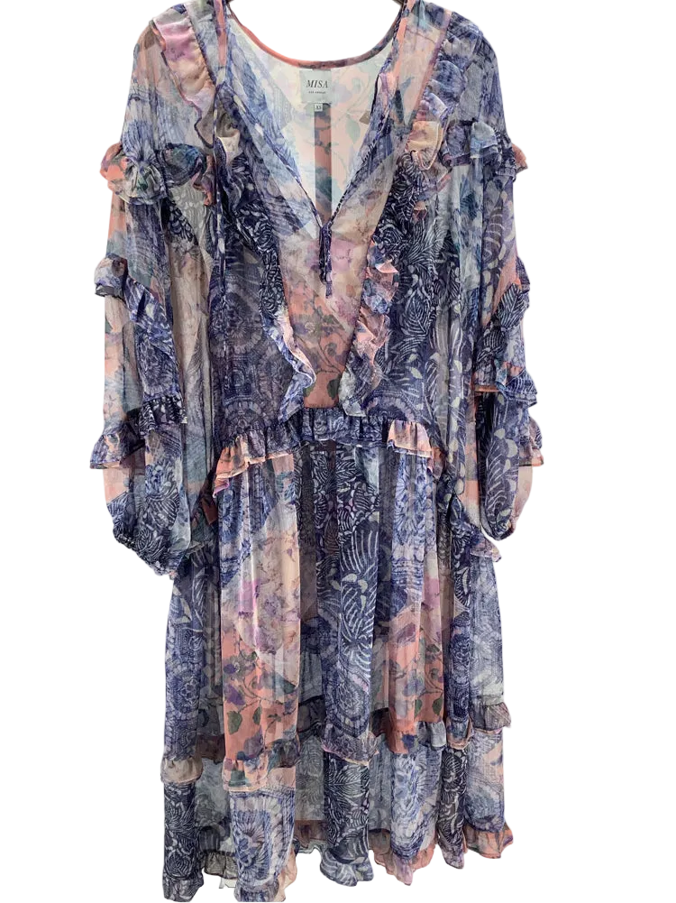 Misa Size XS Blue Multi Persephone Dress
