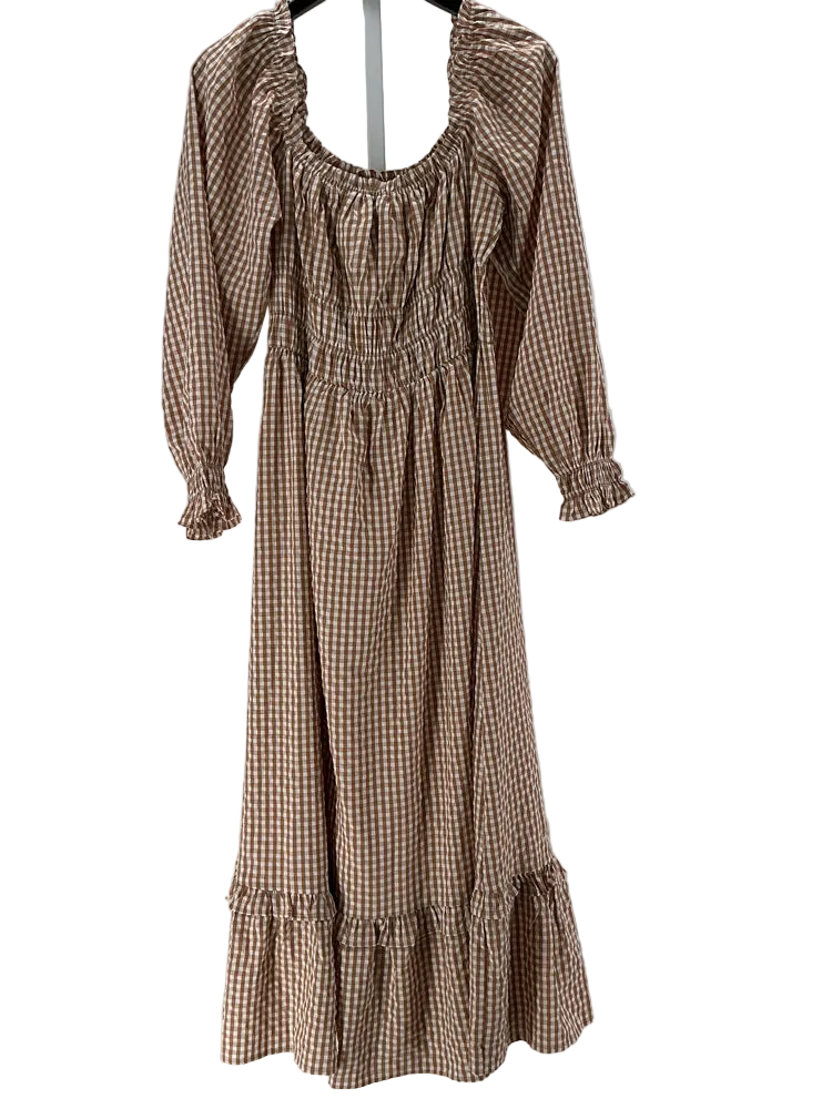 petal & pup Size L Brown & white Dress