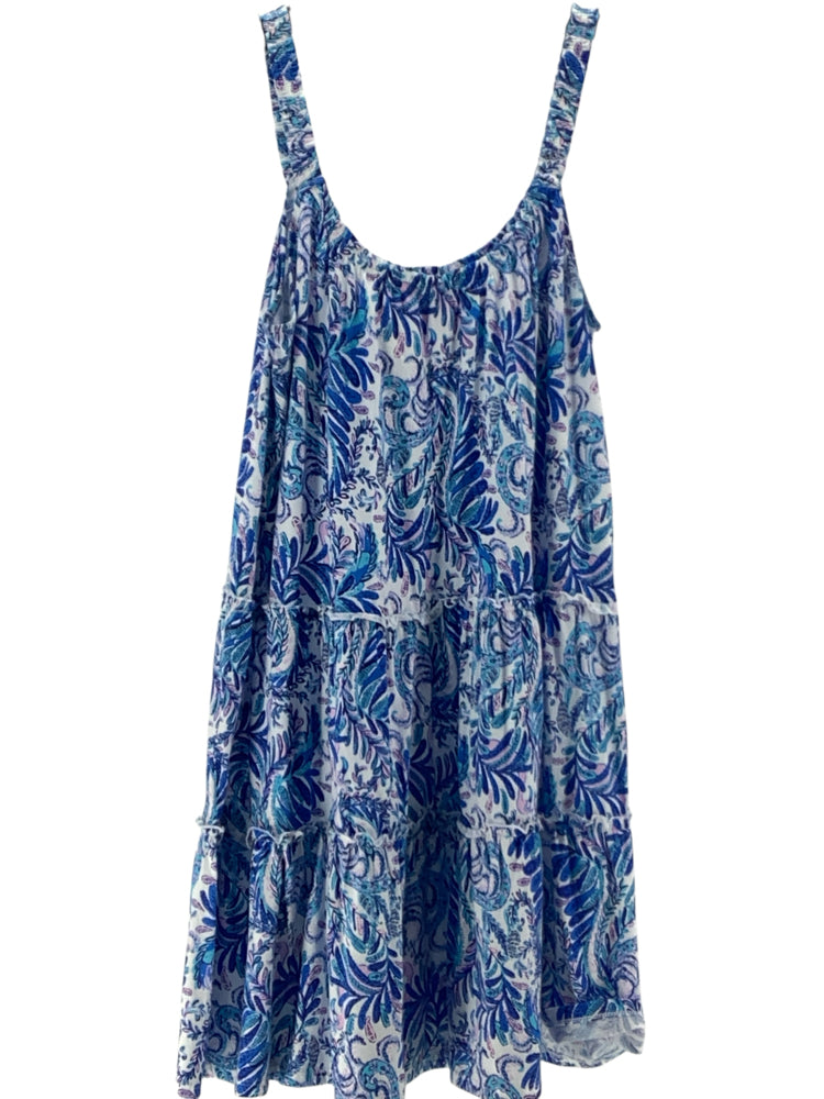 Lilly Pulitzer Size L Blue Multi Dress