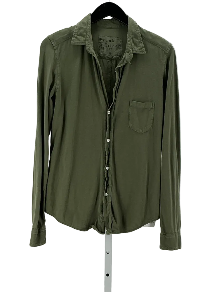 Frank & Eileen Size M Olive Barry Shirt