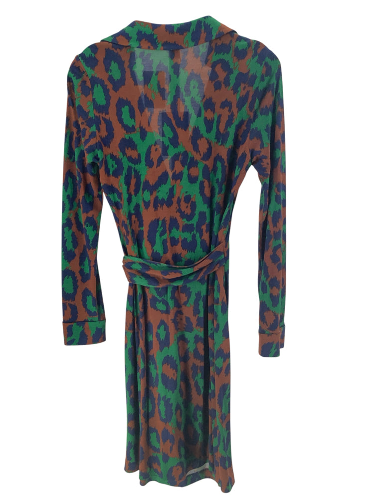 Diane VonFurstenberg Size 8 Green multi Dress