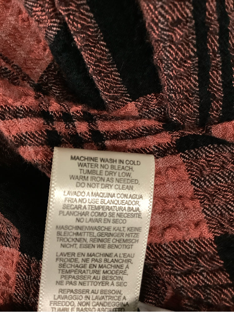 Cloth & Stone Size 1X Black & Pink Daia Dress