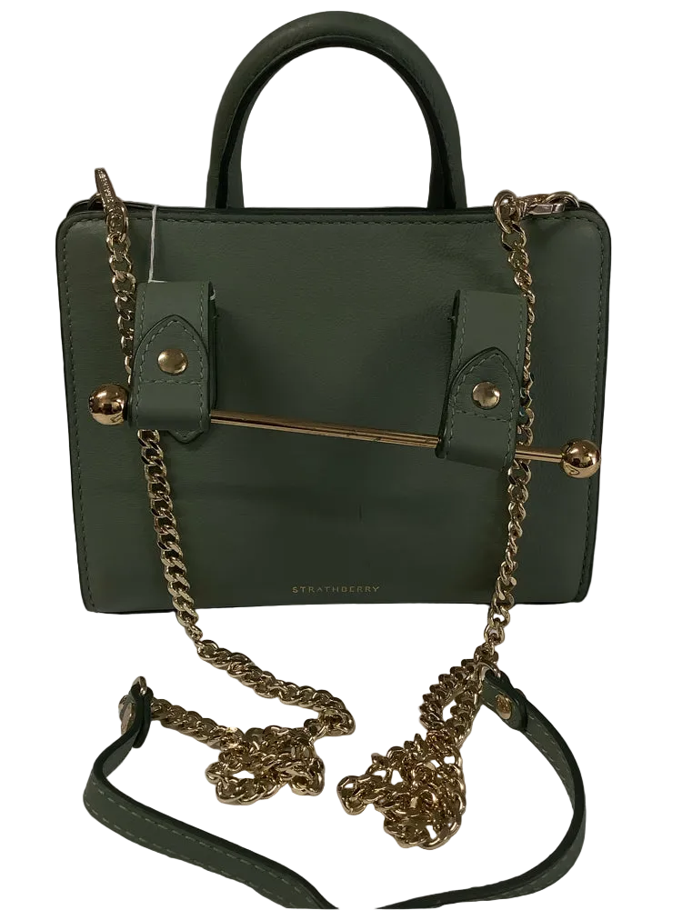 Strathberry Green Nano Handbags