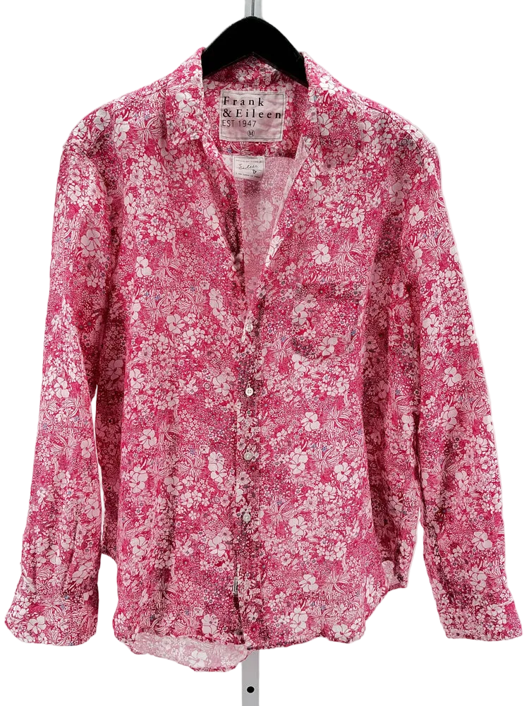 Frank & Eileen Size M Pink multi Eileen Shirt
