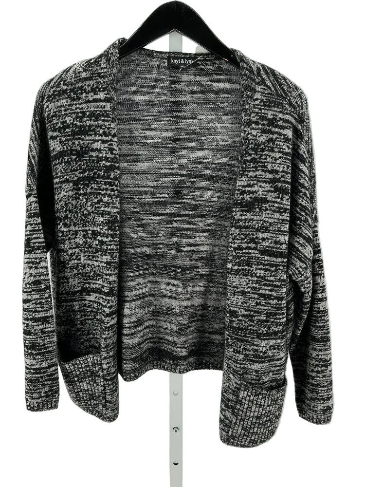 Knyt & Lynk Size XS Black & White Sweater