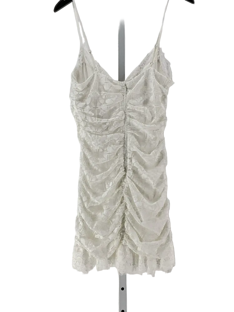 For Love & Lemons Size L White Samira mini Dress